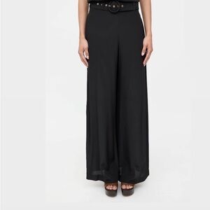 Zimmermann Black Wide Leg Pants